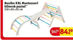 Kruidvat Buxibo XXL Montessori klimrek pastel aanbieding