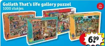 Kruidvat Goliath That's life gallery puzzel aanbieding
