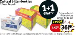 Kruidvat Zwitsal billendoekjes aanbieding