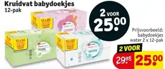 Kruidvat Kruidvat babydoekjes aanbieding