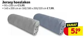 Kruidvat Jersey hoeslaken aanbieding