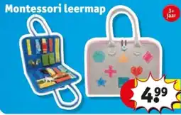 Kruidvat Montessori leermap aanbieding