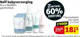 Kruidvat Naïf babyverzorging aanbieding