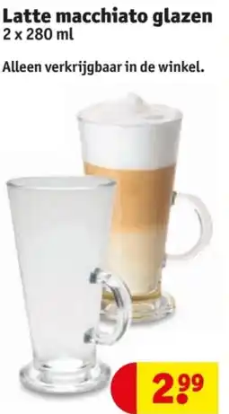 Kruidvat Latte macchiato glazen aanbieding