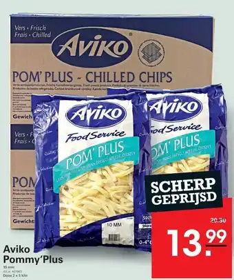 Sligro Aviko Pommy'Plus aanbieding