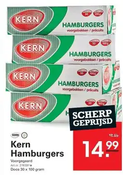 Sligro Kern Hamburgers aanbieding