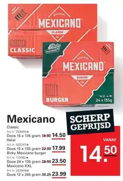 Sligro Mexicano aanbieding
