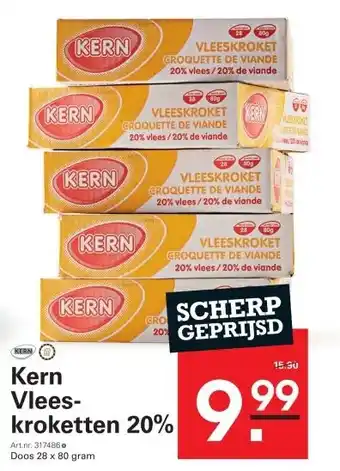 Sligro Kern Vleeskroketten 20% aanbieding