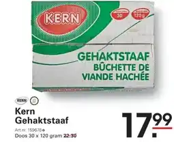 Sligro Kern Gehaktstaaf aanbieding