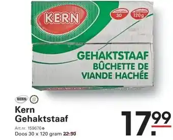 Sligro Kern Gehaktstaaf aanbieding