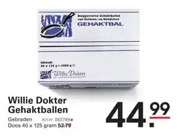 Sligro Willie Dokter Gehaktballen aanbieding