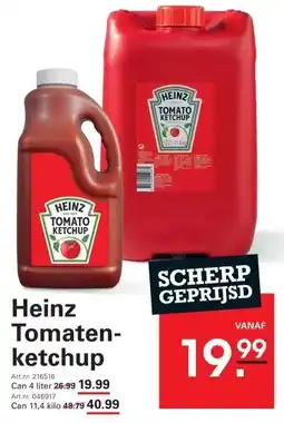 Sligro Heinz Tomaten- ketchup aanbieding