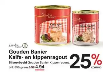 Sligro Gouden Banier Kalfs- en kippenragout aanbieding