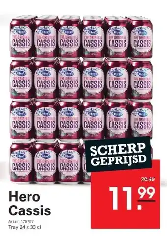 Sligro Hero Cassis aanbieding