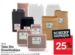 Sligro Take Dis Snackbakjes aanbieding