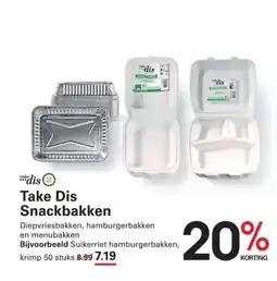 Sligro Take Dis Snackbakken aanbieding