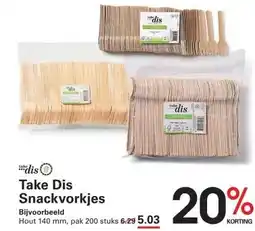 Sligro Take Dis Snackvorkjes aanbieding