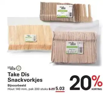 Sligro Take Dis Snackvorkjes aanbieding