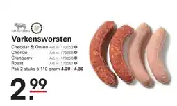 Sligro Varkensworsten aanbieding