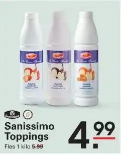 Sligro Sanissimo Toppings aanbieding