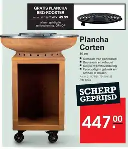 Sligro Plancha Corten aanbieding