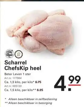 Sligro Scharrel Chefskip heel aanbieding