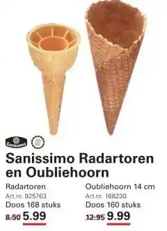 Sligro Sanissimo Radartoren en Oubliehoorn aanbieding