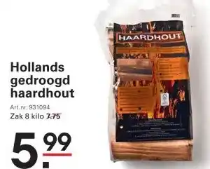 Sligro Hollands gedroogd haardhout aanbieding