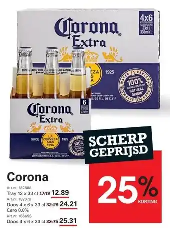 Sligro Corona aanbieding