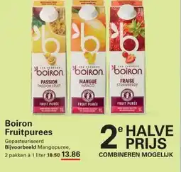 Sligro Boiron Fruitpurees aanbieding