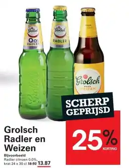 Sligro Grolsch Radler en Weizen aanbieding