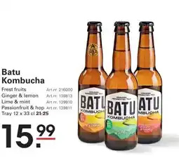 Sligro Batu Kombucha aanbieding