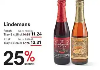 Sligro Lindemans aanbieding