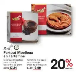 Sligro Partout Moelleux en Tarte fine aanbieding
