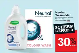 Sligro Neutral Wasmiddel aanbieding