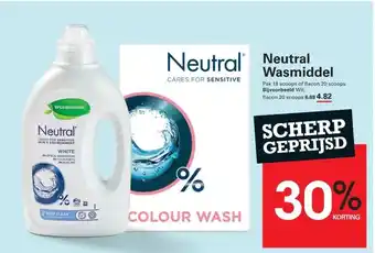 Sligro Neutral Wasmiddel aanbieding
