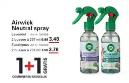 Sligro Airwick Neutral spray aanbieding