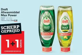 Sligro Dreft Afwasmiddel Max Power aanbieding