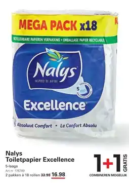 Sligro Nalys Toiletpapier Excellence aanbieding