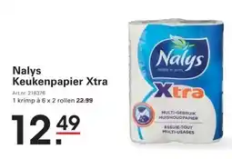 Sligro Nalys Keukenpapier Xtra aanbieding