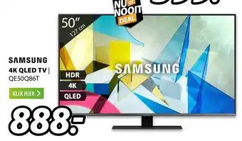 Expert SAMSUNG 4K QLED TV | QE50Q86T aanbieding