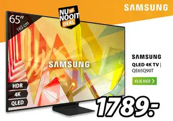 Expert SAMSUNG QLED 4K TV | QE65Q90T aanbieding