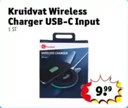 Kruidvat Kruidvat Wireless Charger USB-C Input aanbieding