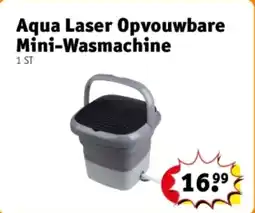 Kruidvat Aqua Laser Opvouwbare Mini-Wasmachine aanbieding