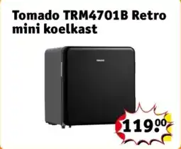 Kruidvat Tomado TRM4701B Retro mini koelkast aanbieding