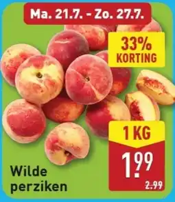 ALDI Wilde perziken aanbieding