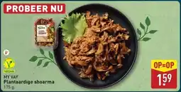 ALDI MY VAY Plantaardige shoarma aanbieding