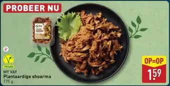 ALDI MY VAY Plantaardige shoarma aanbieding