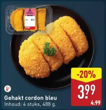 ALDI Gehakt cordon bleu aanbieding