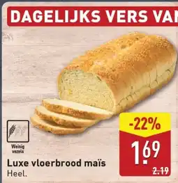 ALDI Luxe vloerbrood maïs aanbieding